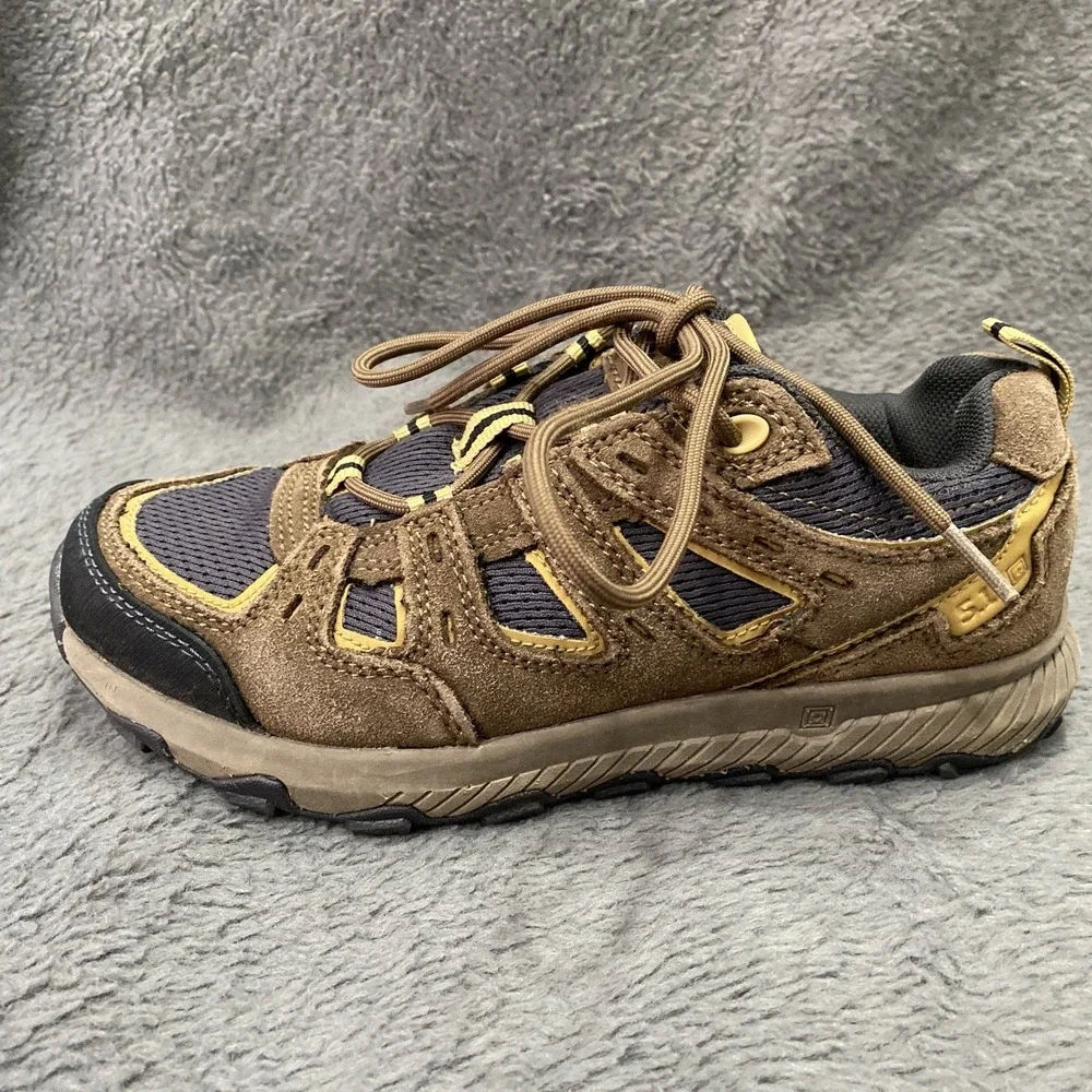 5.11 Ranger 2.0 Volanic Boys Low Top Shoes Brown Lace Up Size 4 Hiking Outdoor